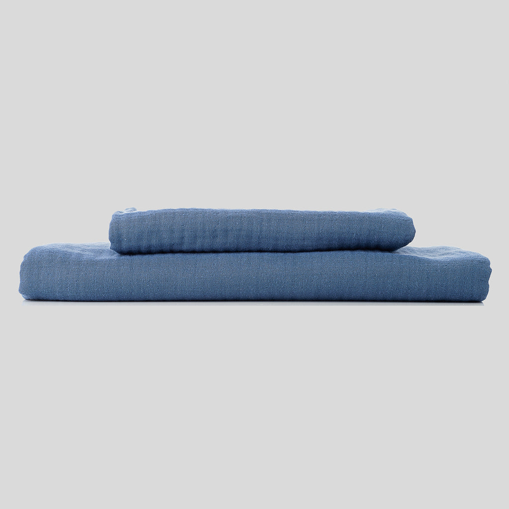 Arven Muslin Bath & Hand Towel Set