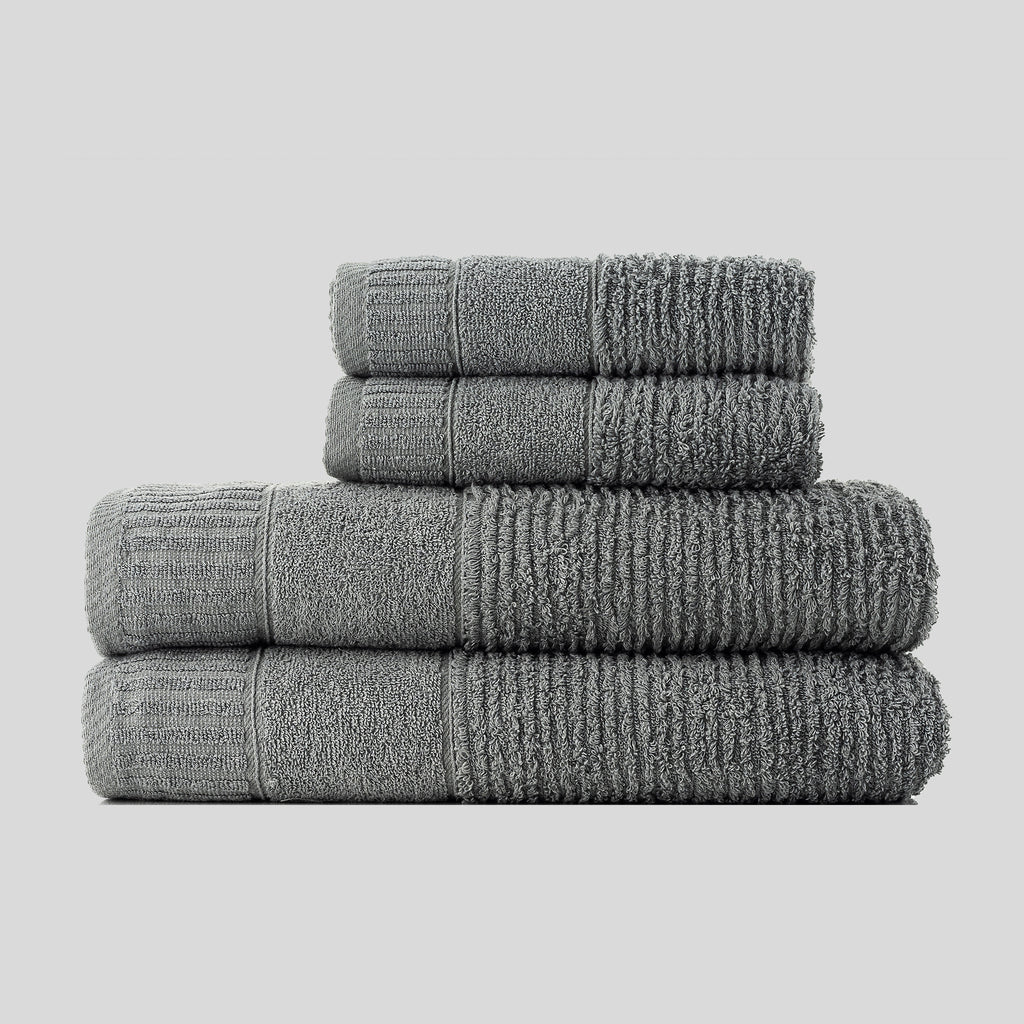 Aura Family Bath & Hand Towel Set (4-Piece)