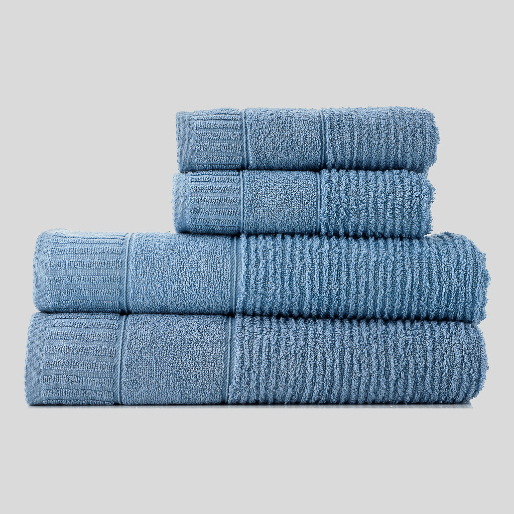 Aura Family Bath & Hand Towel Set (4-Piece)