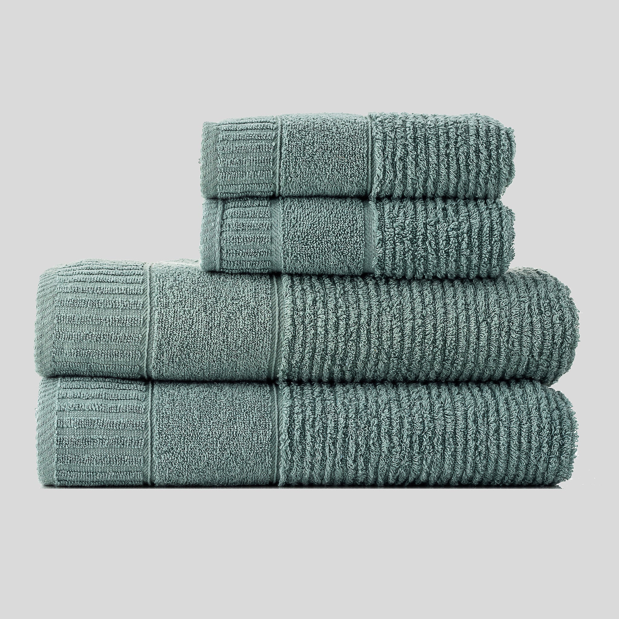 Aura Family Bath & Hand Towel Set (4-Piece)