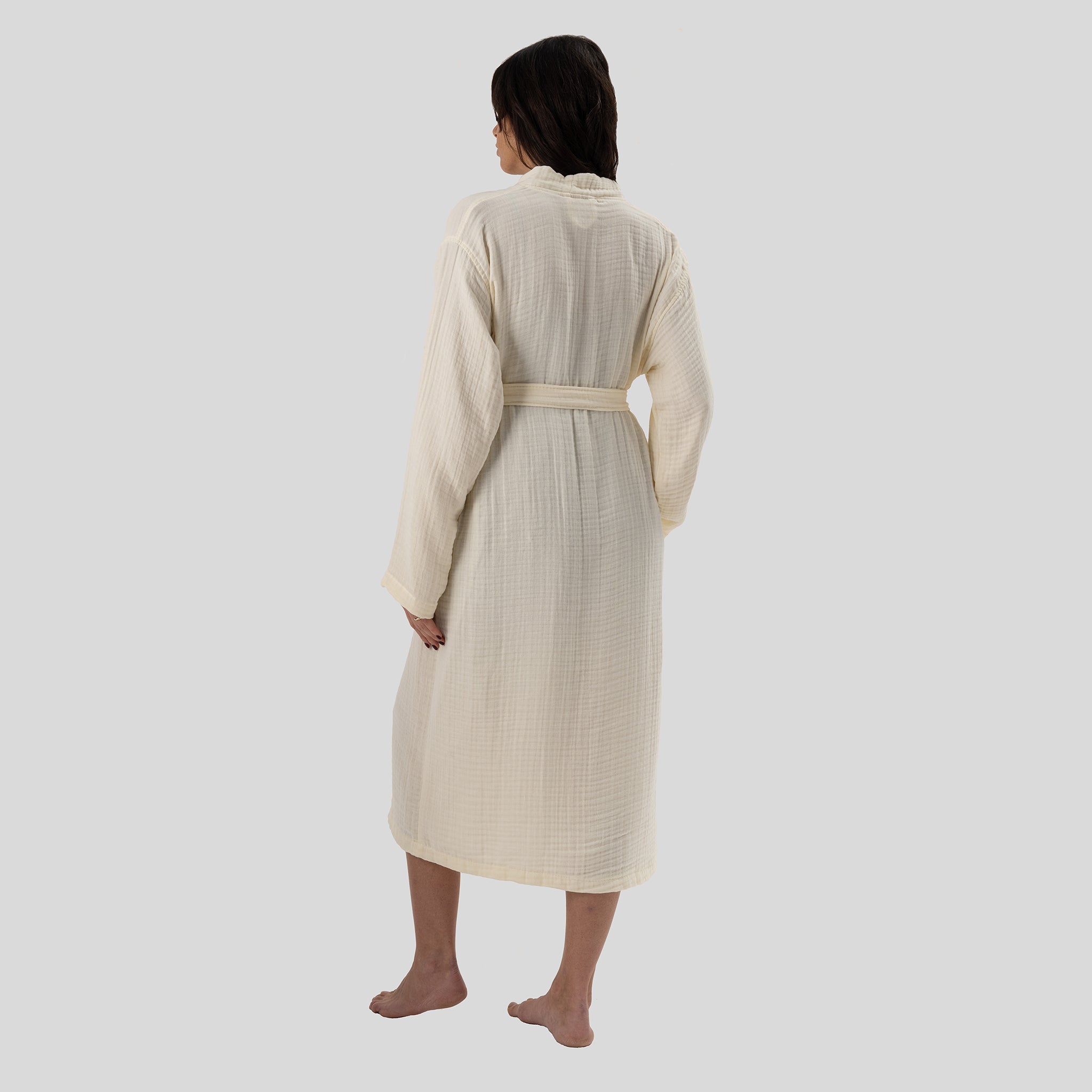 Maren Muslin Robe + Hair Towel Set
