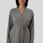Maren Muslin Robe + Hair Towel Set