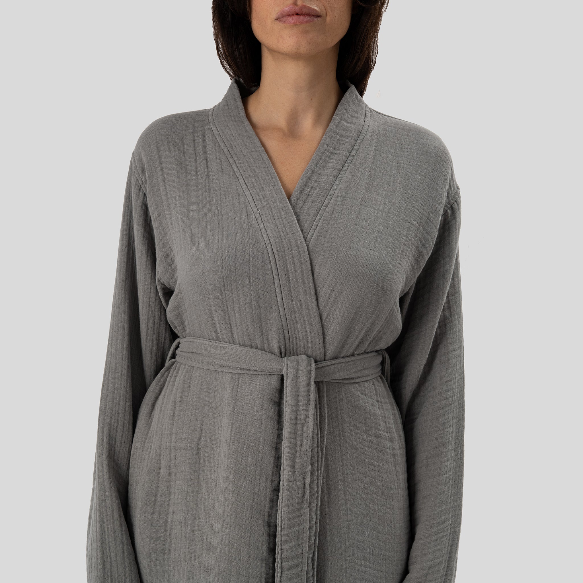 Maren Muslin Robe + Hair Towel Set