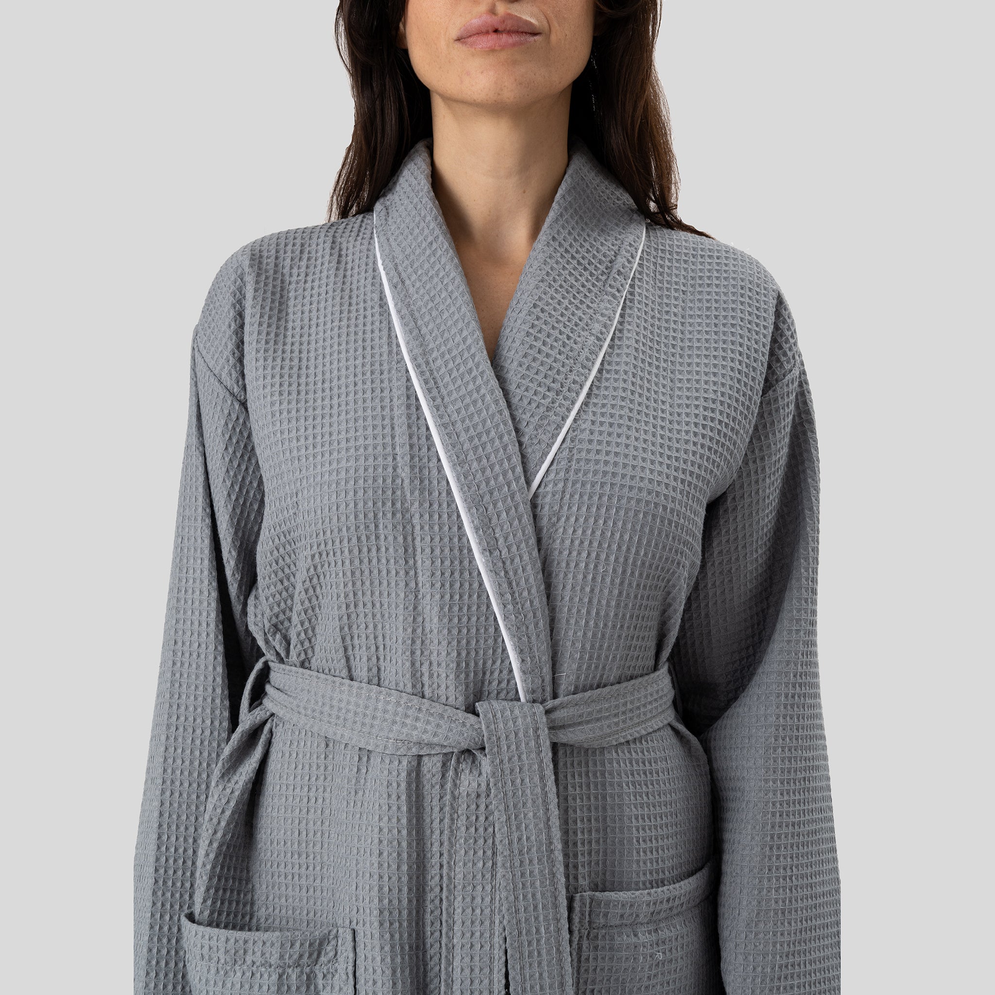 Naturelia Waffle Robe + Hair Towel Set