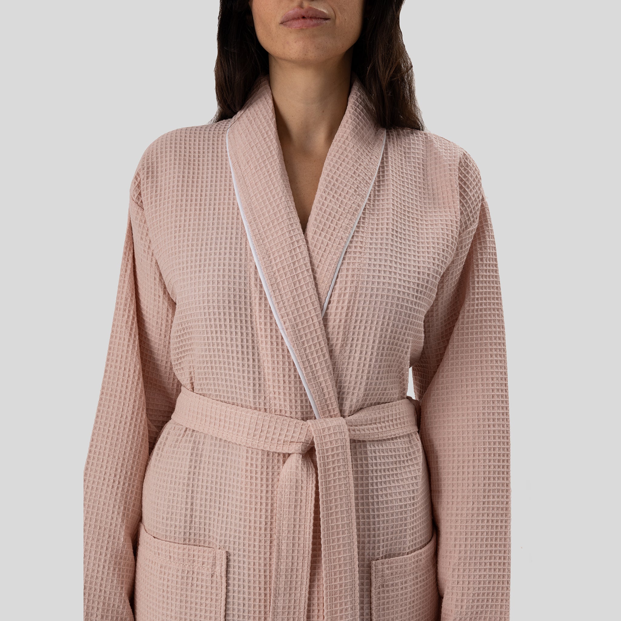 Naturelia Waffle Robe + Hair Towel Set