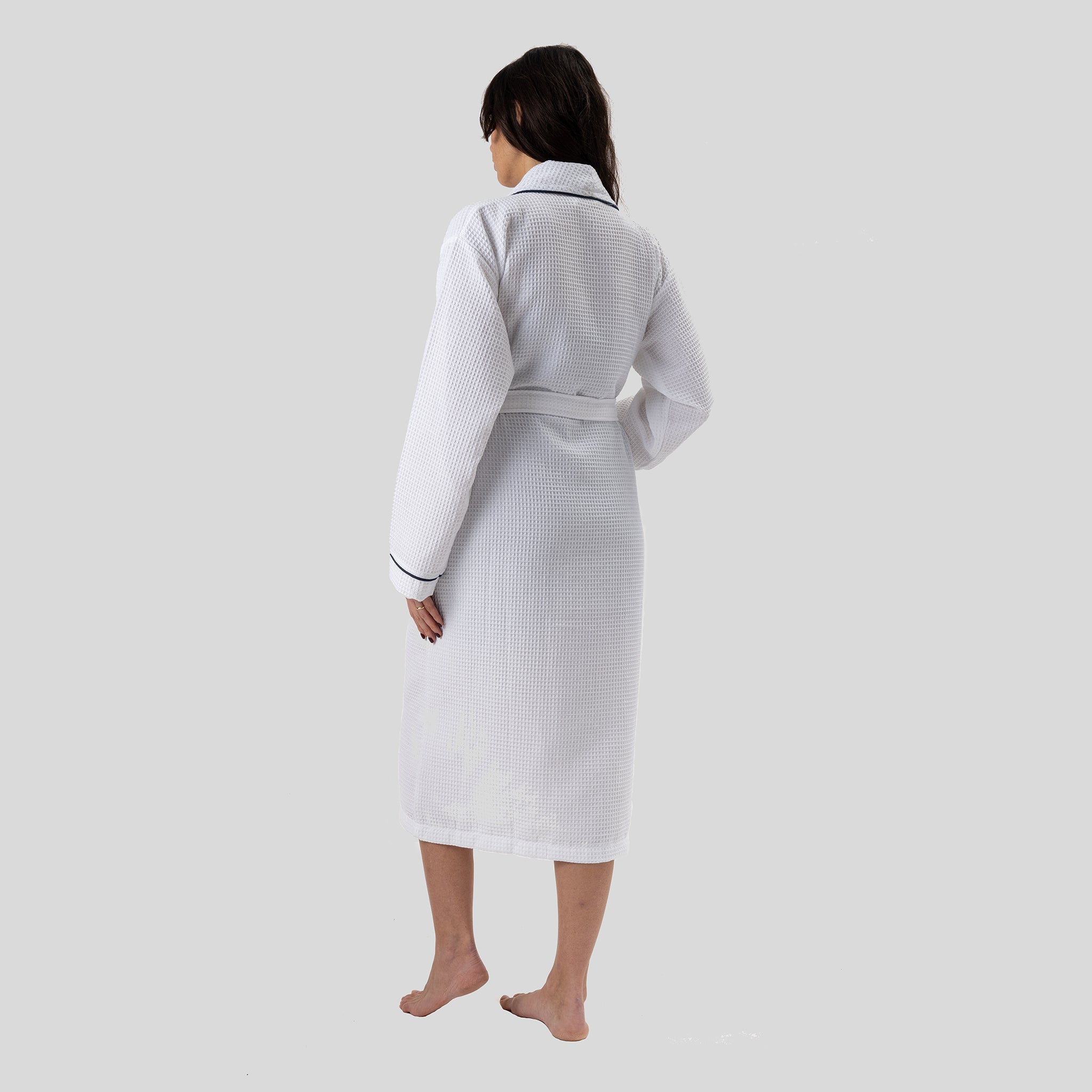 Naturelia Waffle Robe + Hair Towel Set