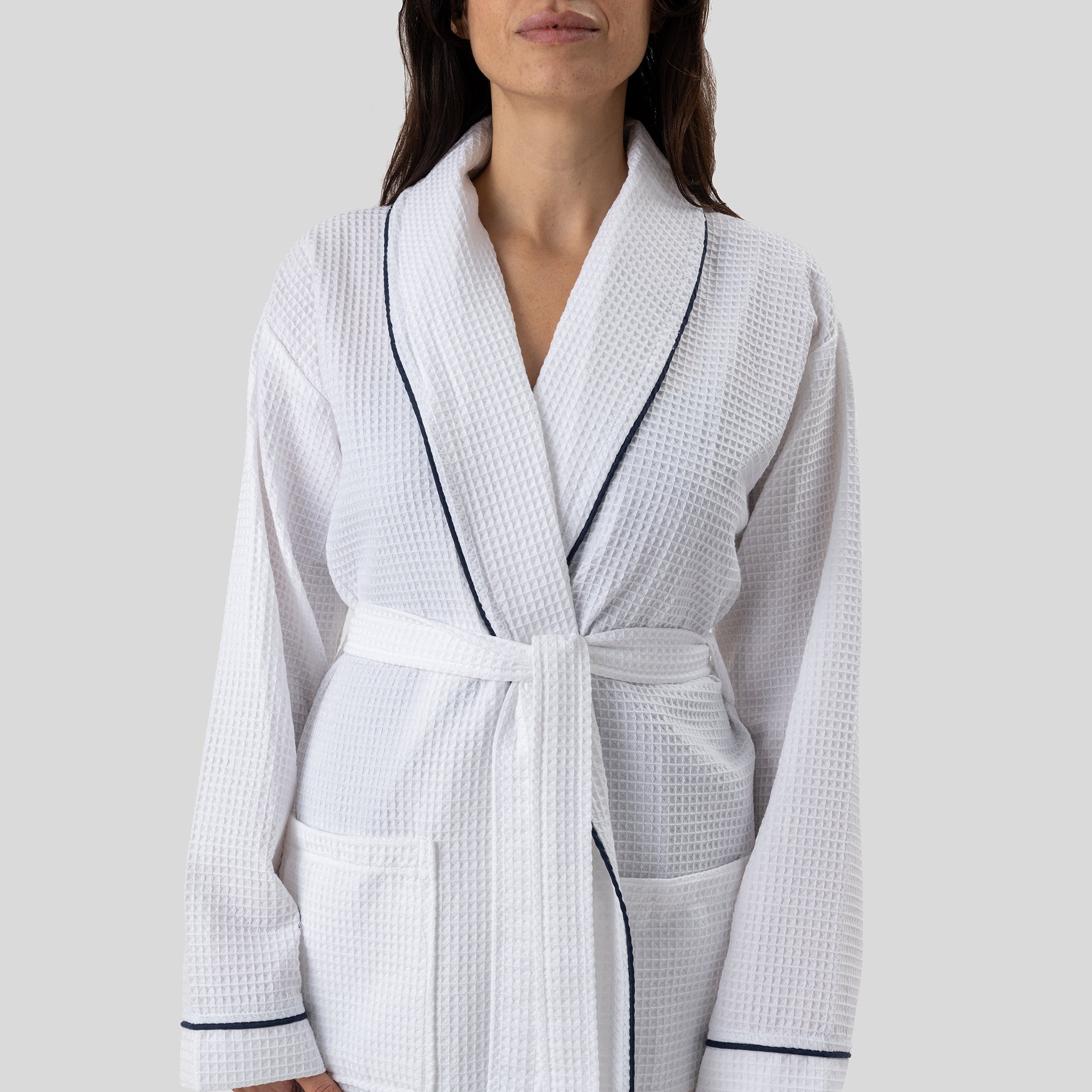 Naturelia Waffle Robe + Hair Towel Set