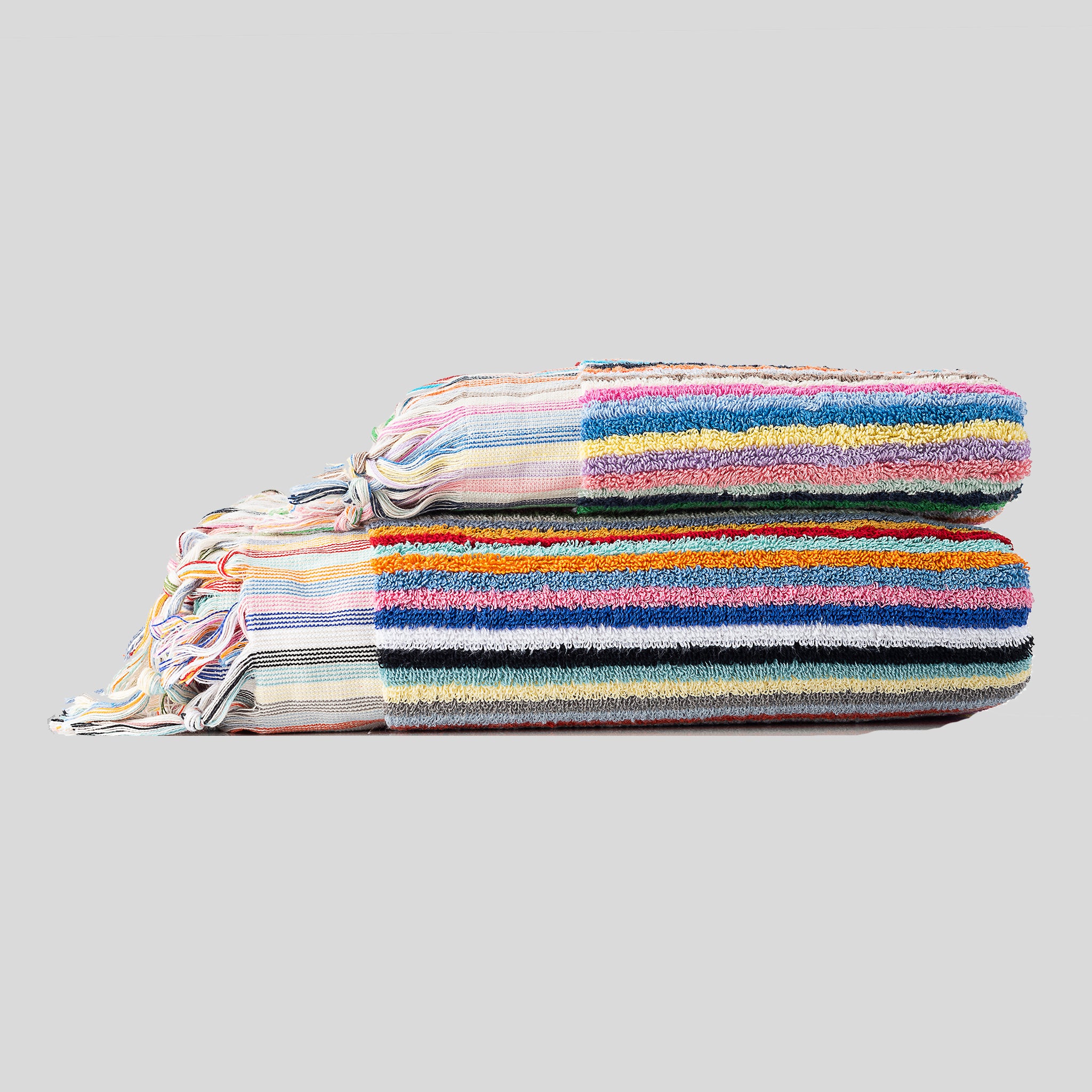 Sky Rainbow Bath & Hand Towel Set