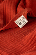 Arven Muslin Turkish Cotton 2-Piece Red Towel Set