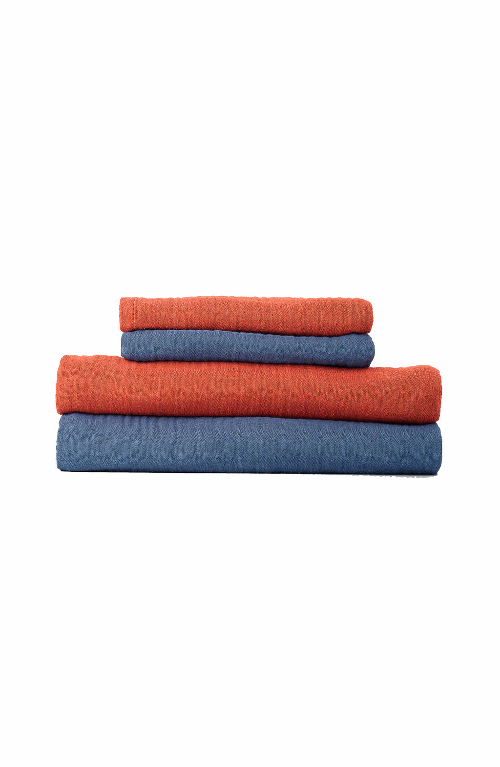 Arven Muslin Turkish Cotton 2-Piece Red Towel Set
