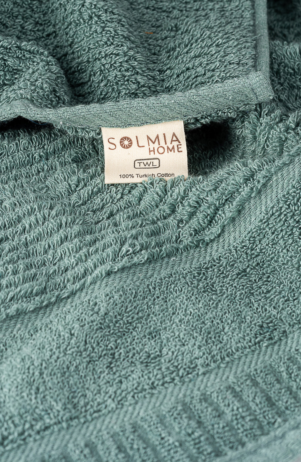 Luxury Soft Aura 100% Turkish Cotton 4 Piece Towel Set - Green