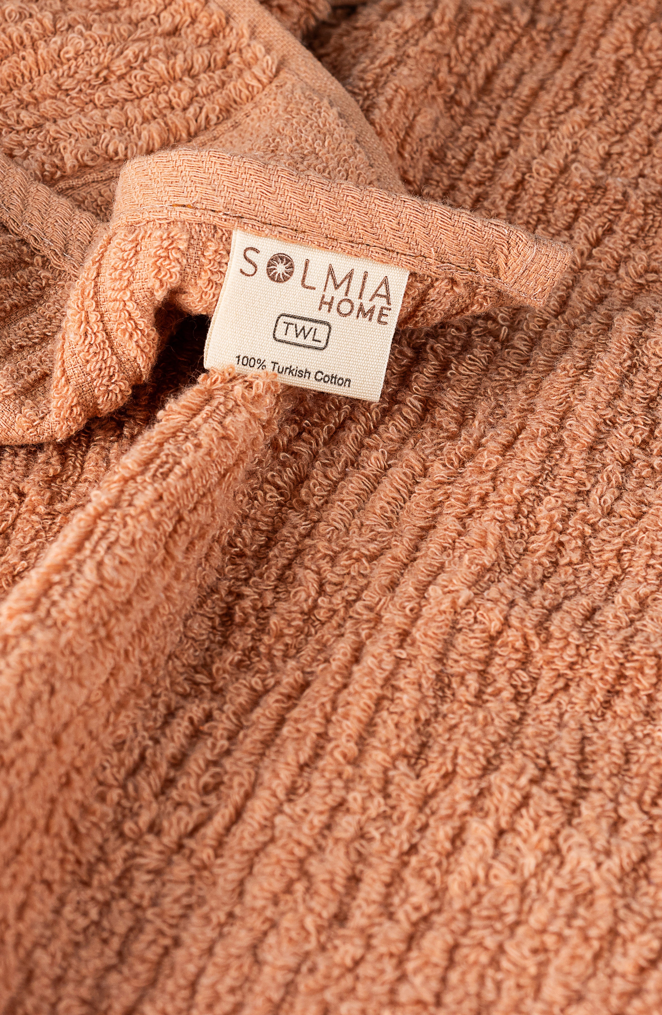 Luxury Soft Aura 100% Turkish Cotton 4 Piece Towel Set - Terracotta