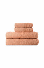 Luxury Soft Aura 100% Turkish Cotton 4 Piece Towel Set - Terracotta