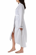 Naturelia Waffle Bathrobe 2 Piece Set with Hair Towel – White Turkish Cotton Blend