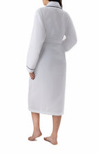 Naturelia Waffle Bathrobe 2 Piece Set with Hair Towel – White Turkish Cotton Blend