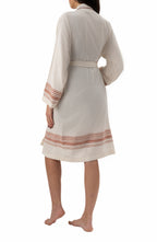 Tuluna Collection Turkish Cotton Peshtemal Bathrobe 100% Cotton - Terracotta