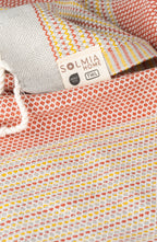 Turco Peshtemal and Hand Towel Set %100 Turkish Cotton - Red