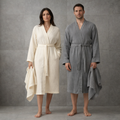Maren Muslin Robe & Towel Couple Set (4-Piece)